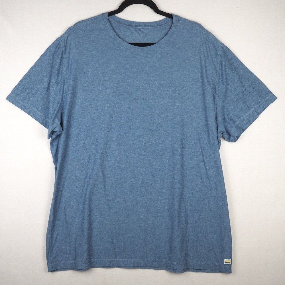 Vuori Strato Tech Tee Mens M Aspen Green Perforated Mesh Raglan Sleeve